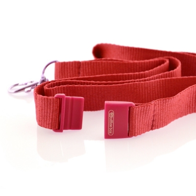 Snur textil Lanyard, Office box rosu, 2 x 90 cm